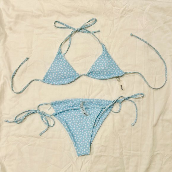 SHEIN HALTER TIE BIKINI SET - Picture 1 of 2